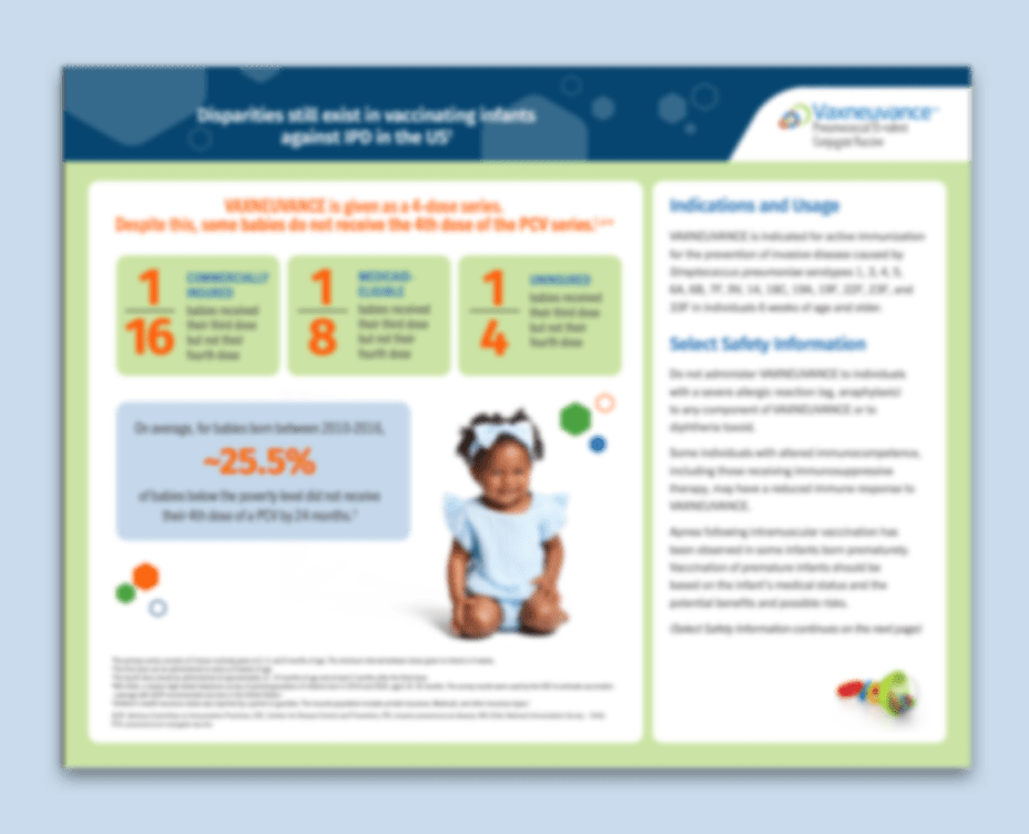 Image of Health Care Provider Resource on Disparities in IPD Vaccination Coverage